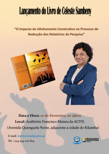 lançamento do livro "o impacto do alinhamento contrutivo no processo de redacção dos relatorios de pesquisa"