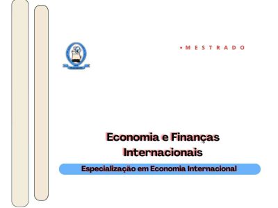 Economia e Finanças Internacionais