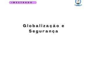 Globalização e Segurança