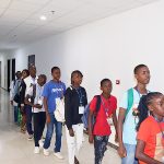 Estudantes da escolas secundárias do município de Belas.